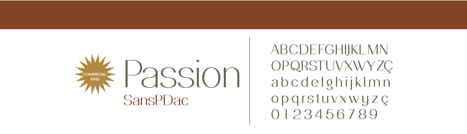 Banner da fonte Passion